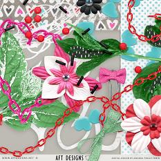 My Sweet Digital Scrapbooking Embellishments & Word Art by AFT Designs - Amanda Fraijo-Tobin @ScrapGirls.com | #aftdesigns #scrapgirls #digiscrap