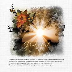 Layout by Judy Webster using Almost Autumn Digital layout templates