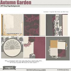 JIFFY Easy Page Backgrounds Autumn Garden