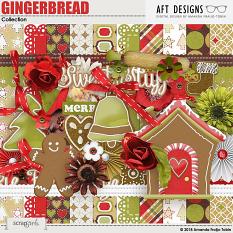 Gingerbread #digitalscrapbooking Collection by AFT Designs - Amanda Fraijo-Tobin