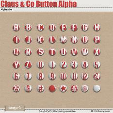 Claus & Co. Button Alpha by Brandy Murry