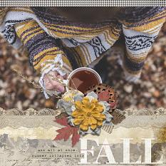 Fall layout using Backroads Collection Biggie