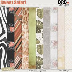 Sweet Safari Paper by DRB Designs | ScrapGirls.com