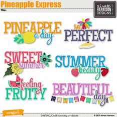 Pineapple Express Titles