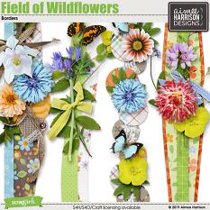 Field of Wildflowers Borders