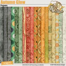 Autumn Glow Papers by Silvia Romeo