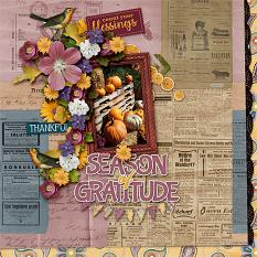 Season of Gratitude Layout