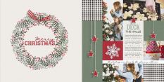 Joyful Christmas digital scrapbooking layout by Brandy Murry.