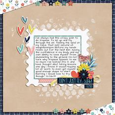 Layout using #2020 January By Connie Prince