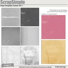 ScrapSimple Paper Template: Texture 101-7