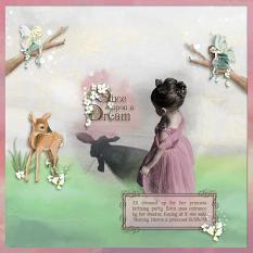 Layout using ScrapSimple Digital Layout Collection:A Good Dream