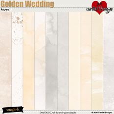 ScrapSimple Digital Layout Collection:Golden Wedding