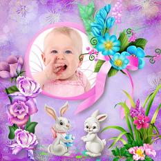 layout using Easter Collection by BeeCreation