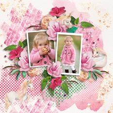 Layout using ScrapSimple Digital Layout Collection:Oh Unicorn
