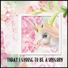 Layout using ScrapSimple Digital Layout Collection:Oh Unicorn
