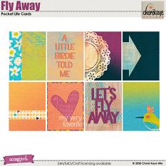 Fly Away Pocket Life Cards by Chere Kaye Designs