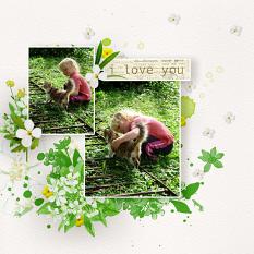 Layout using ScrapSimple Digital Layout Collection:White Beauty