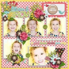 CT Layout using #2020 April by Connie Prince