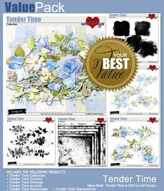 ScrapSimple Digital Layout Collection:Tender Time