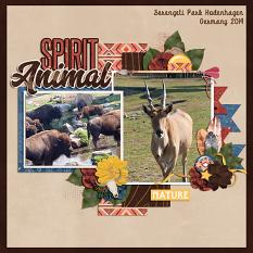 CT Layout using Spirit Animal by Connie Prince