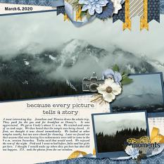 CT Layout using The Big Pic Volume 29 12x12 Templates by Connie Prince