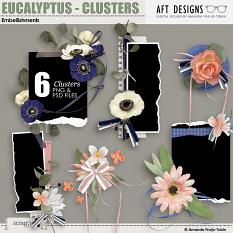 Eucalyptus Cluster Embellishments by AFT Designs - Amanda Fraijo-Tobin @ScrapGirls.com 