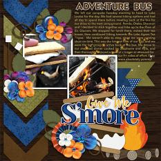 CT Layout using Backyard Bonfire by Connie Prince
