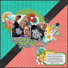 CT Layout using Together Apart by Connie Prince