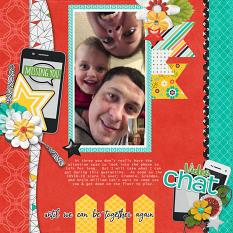 CT Layout using Together Apart by Connie Prince