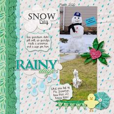 Spring Showers Layout
