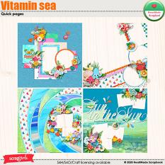 Vitamin sea quick pages by HeartMade Scrapbook