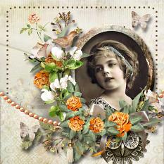 layout using Vintage by BeeCreation