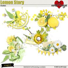 ScrapSimple Digital Layout Collection:lemon story