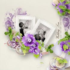 layout using Wedding Story by BeeCreation