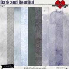 ScrapSimple Digital Layout Collection:dark and beautiful