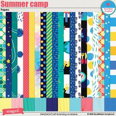 Summer camp - papers by HeartMade Scrapbook