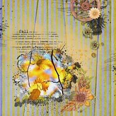 Layout using ScrapSimple Digital Layout Collection:The Miracle Of Autumn