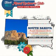 CT Layout using Travelogue: South Dakota by Connie Prince