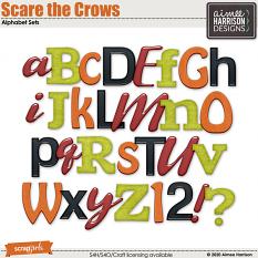 Scare the Crows Alphabet Sets