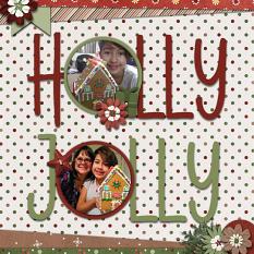 CT Layout using Christmas Cheer by Connie Prince