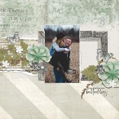 couple layout using Love Song Collection