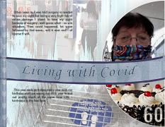 “Living with Covid" digital layout features Value Pack: 8.5x22 SIM 6