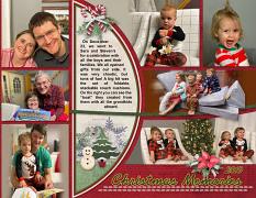 "Christmas 2019" digital layout showcases Value Pack: 8.5x22 Scrap It Monthly 6