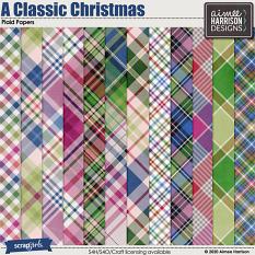 A Classic Christmas Plaid Papers