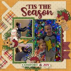 CT Layout using Mulled by Connie Prince