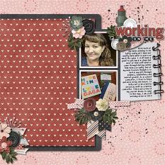 CT Layout using White Space Volume 54 12x12 Templates by Connie Prince