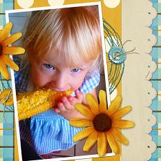 "Corn on the cob layout" by Shalae Tippetts