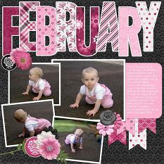 CT Layout using February 2021 12x12 Templates by Connie Prince