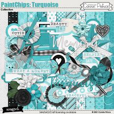 Paint Chips: Turquoise by Connie Prince