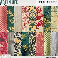 Art In Life #digitalscrapbooking Paper Biggie by AFT Designs - Amanda Fraijo-Tobin @ScrapGirls.com